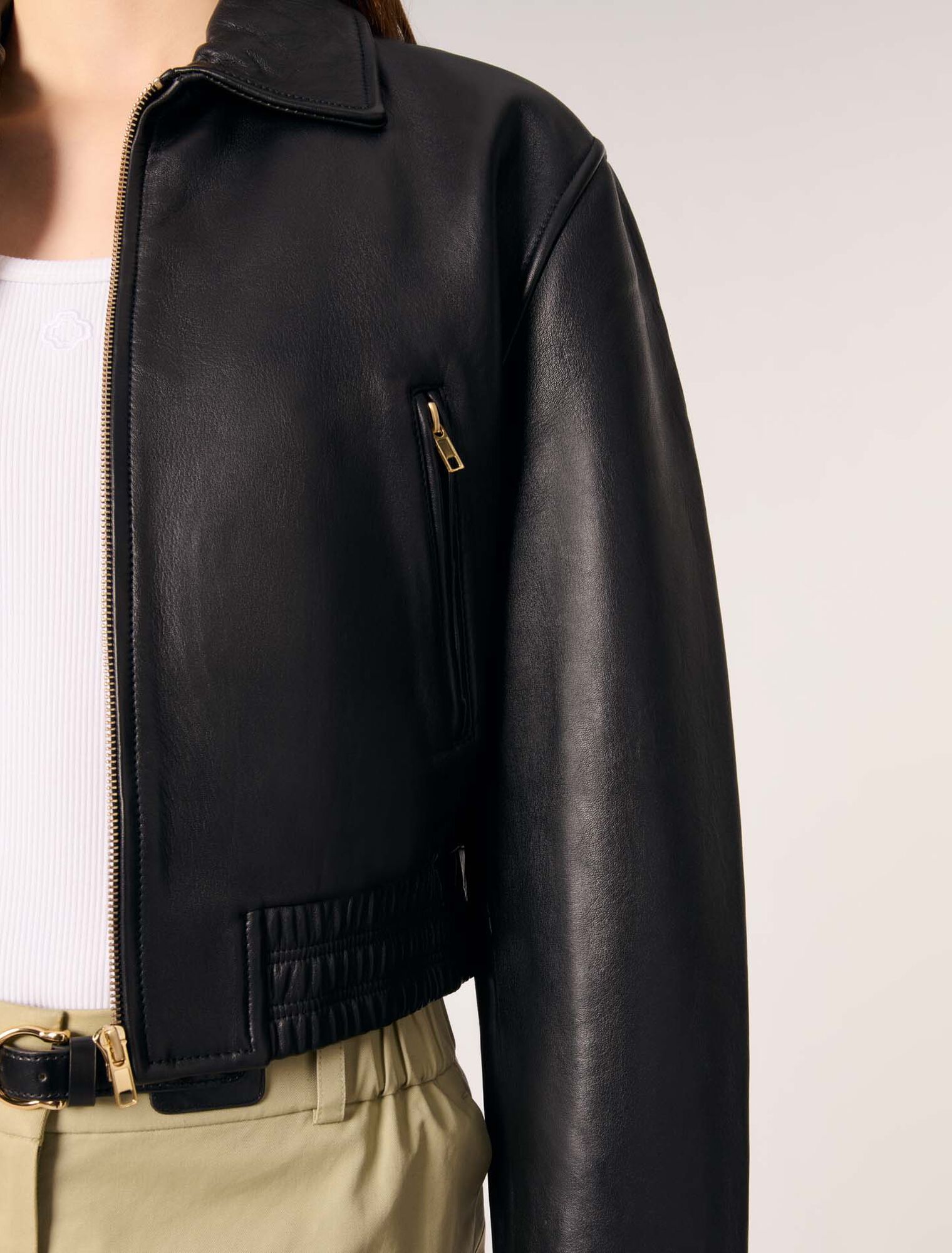Lederblouson