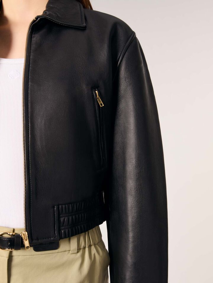 Lederblouson