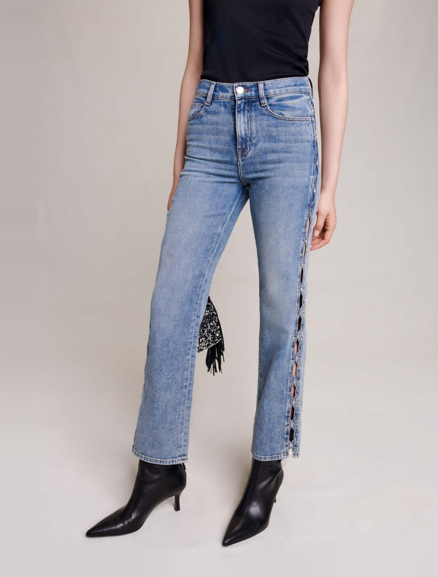 Jeans mit geradem Bein