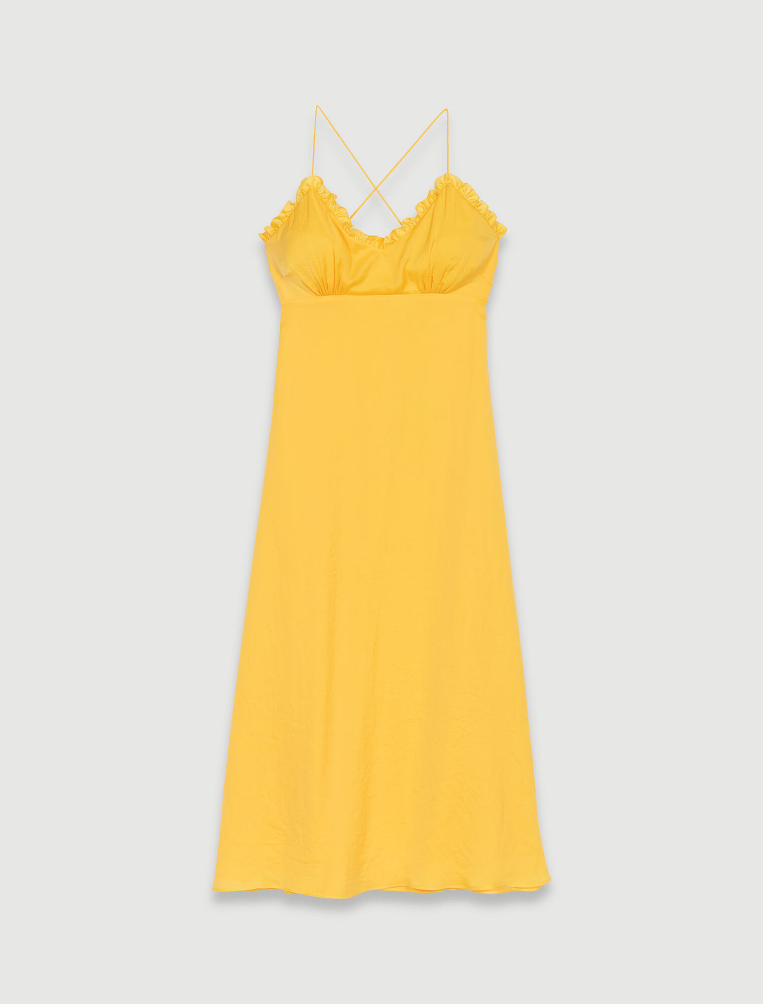 Langes Kleid mit Trägern