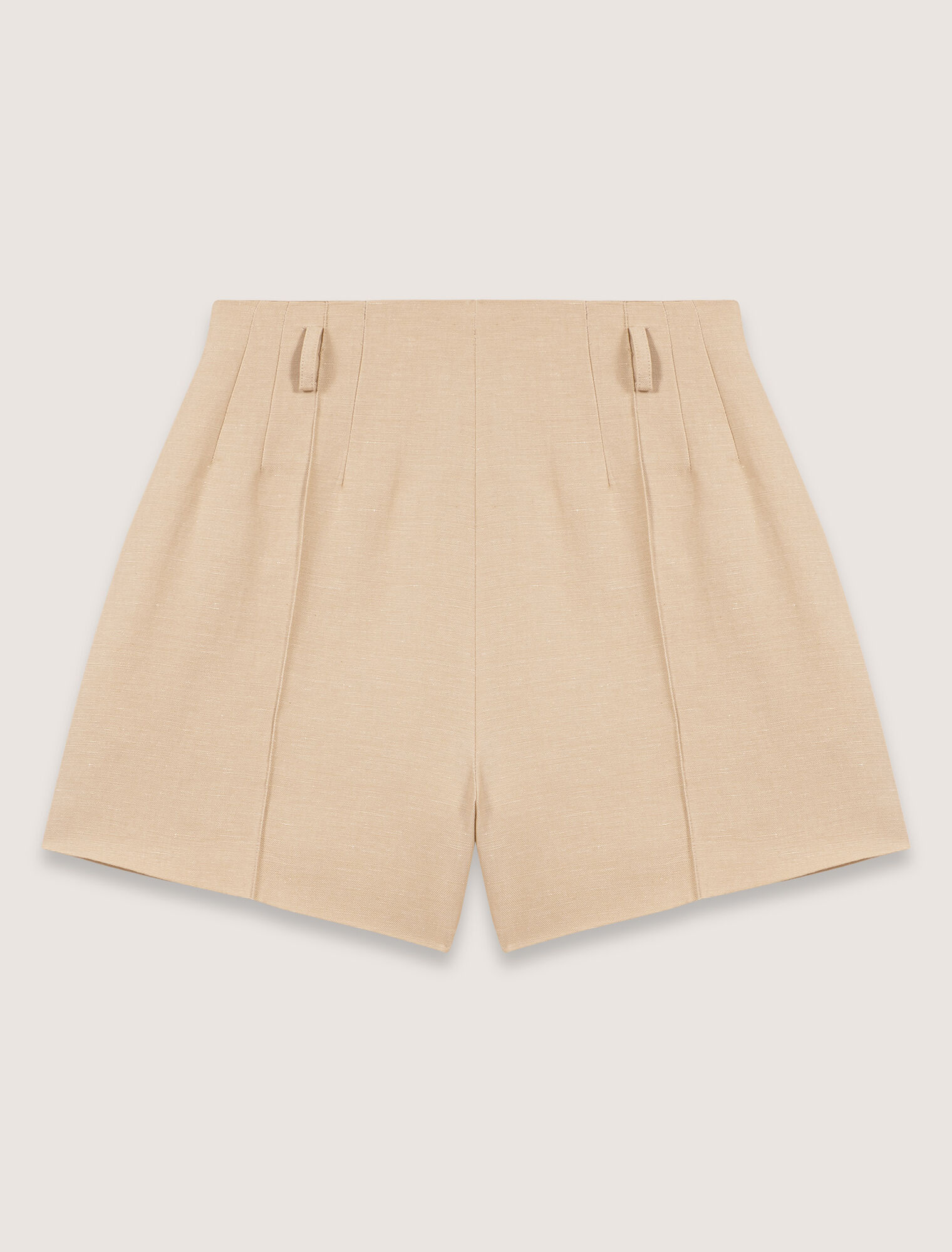 Shorts aus Leinen und Baumwolle