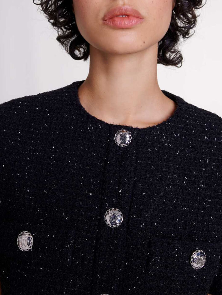 Kurzes Kleid aus Tweed