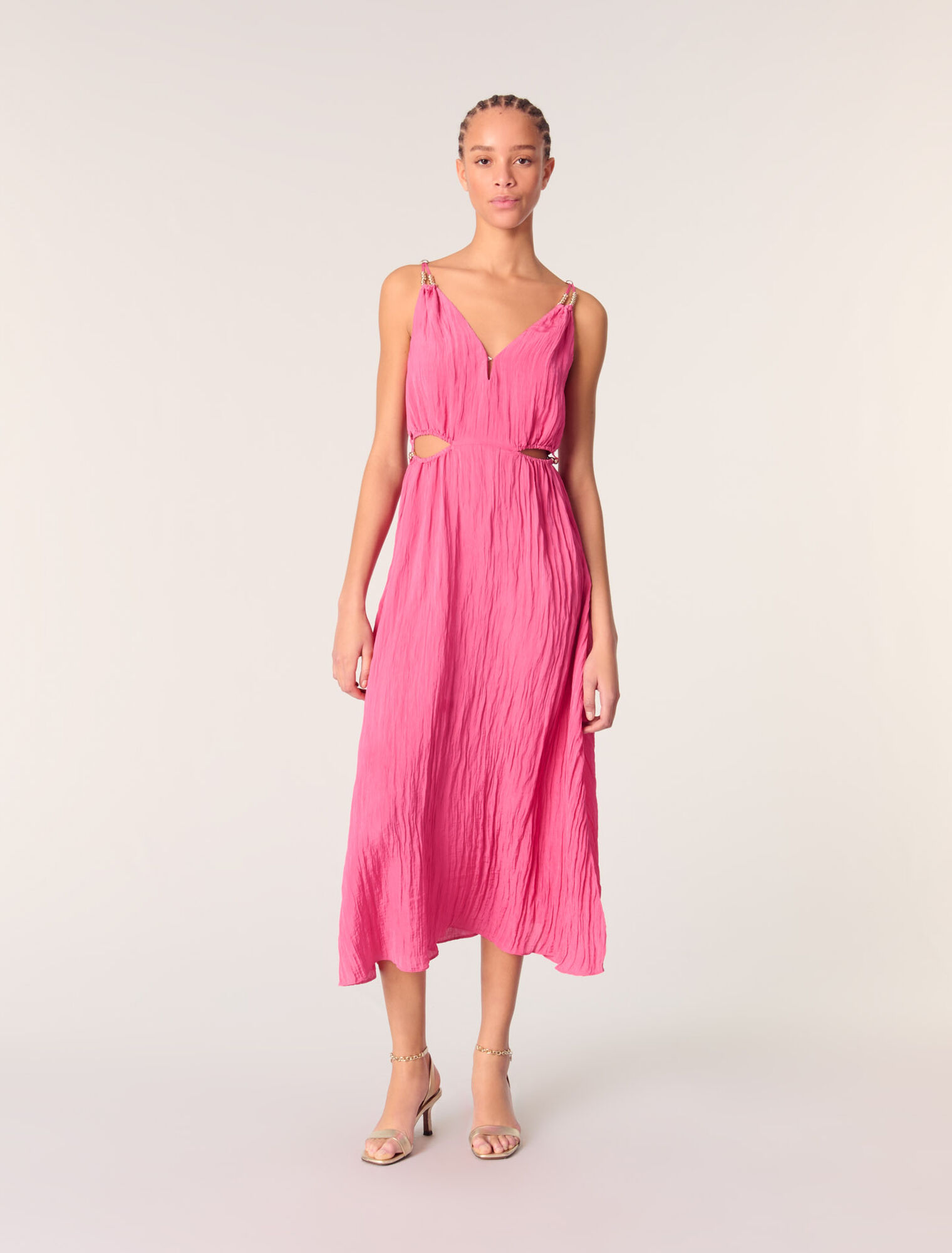 Midikleid mit Cut-outs