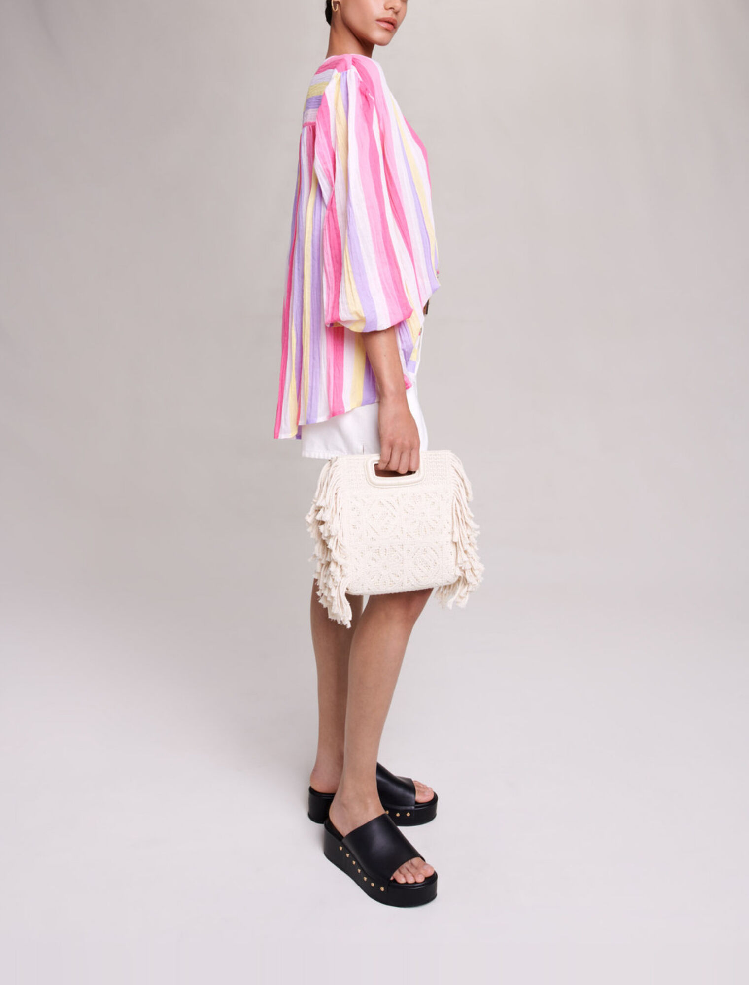 Gestreifte Oversize-Bluse