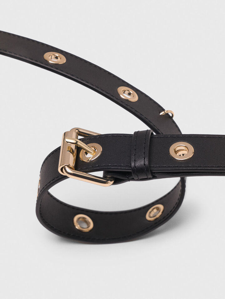 Schulterriemen aus Leder mit Ösen