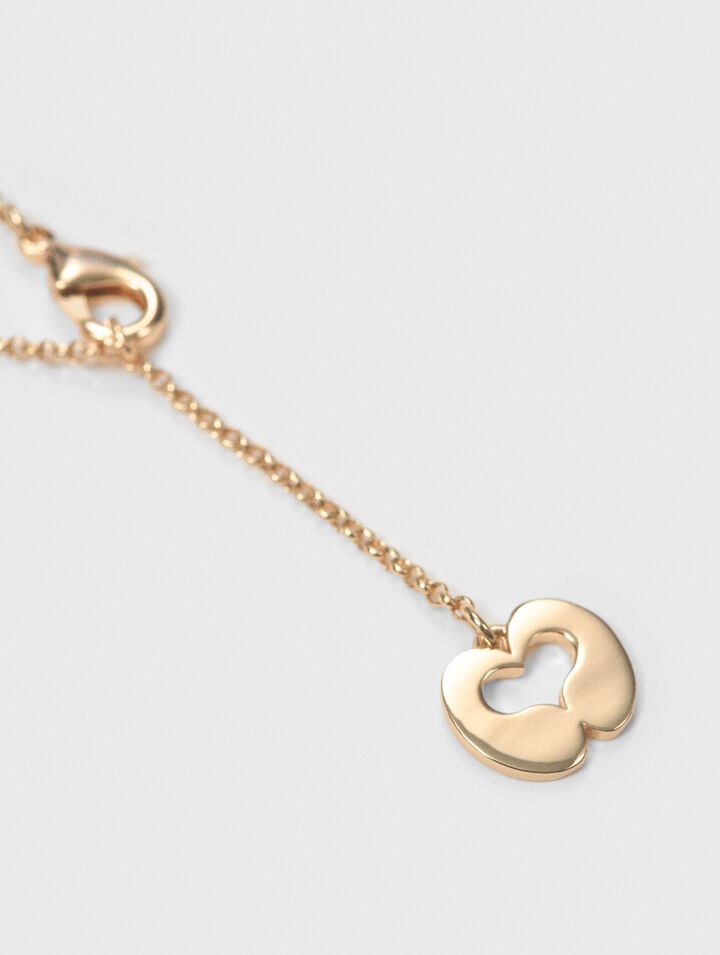 Doppelkette mit Strass-Anh&auml;ngern