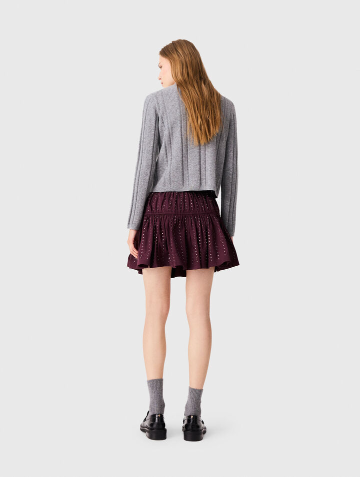 Pullover mit abnehmbarem Kragen