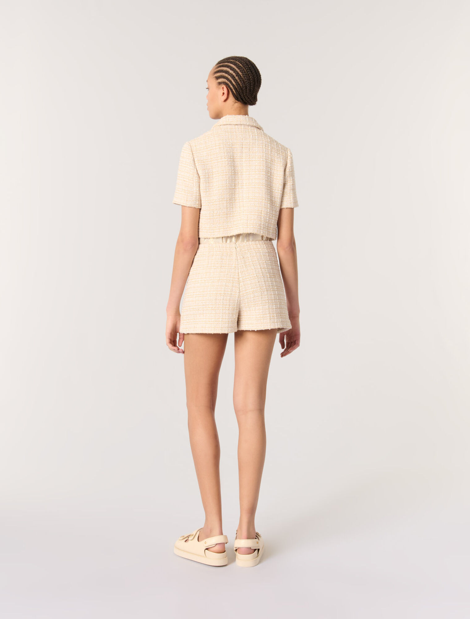 Kurze Tweedjacke