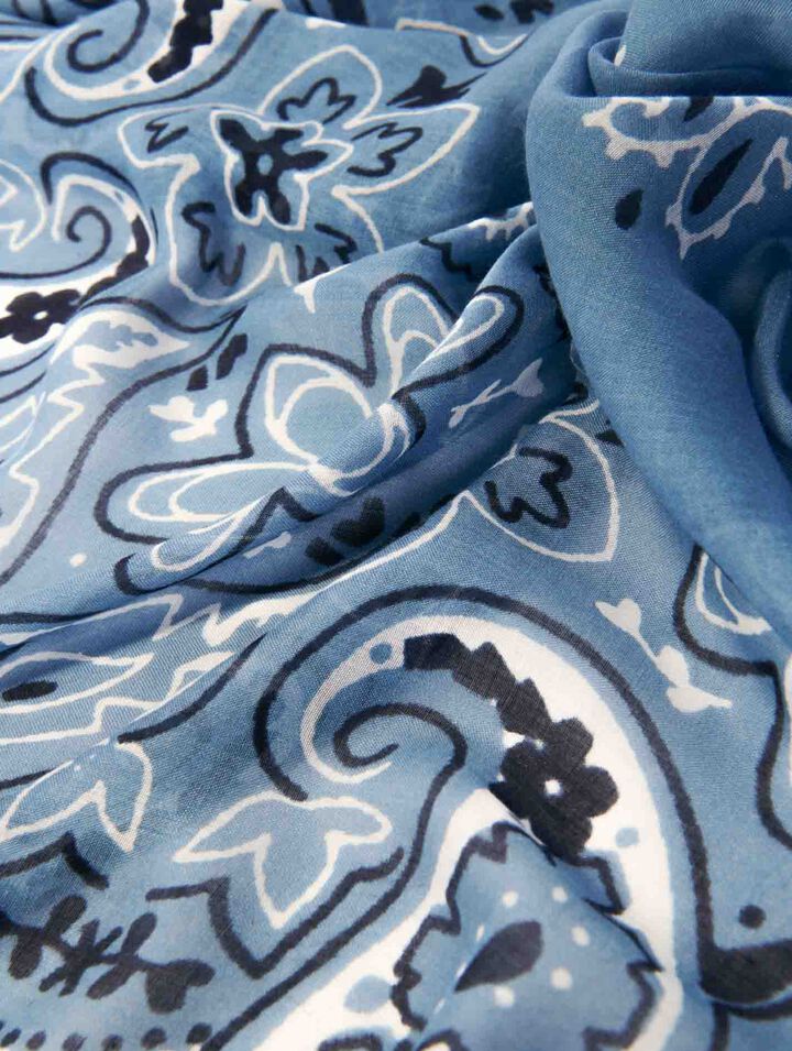 Schal mit Bandana-Print