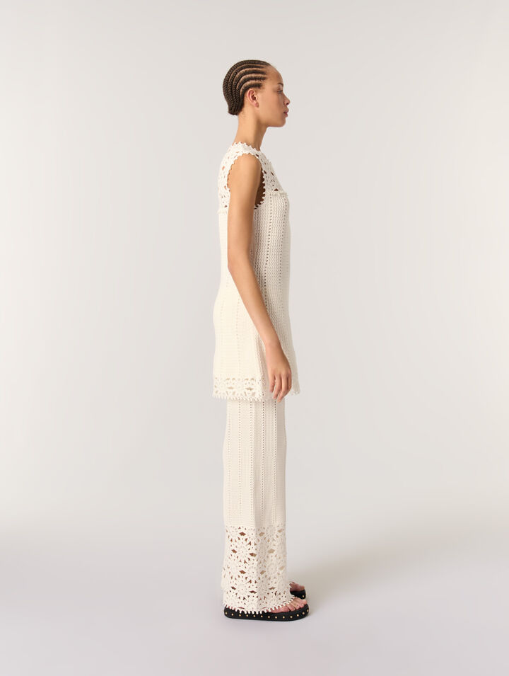 Kurzes Häkelkleid