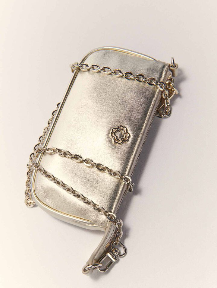 Sarah Pouch aus Metallicleder