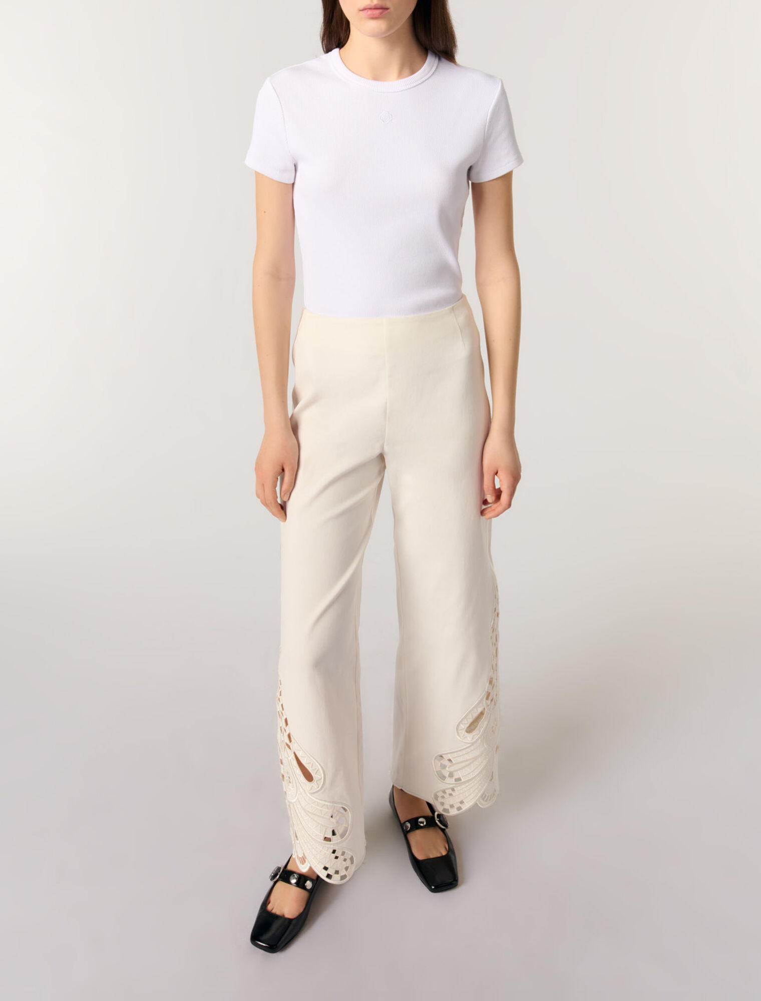 Bestickte Hose