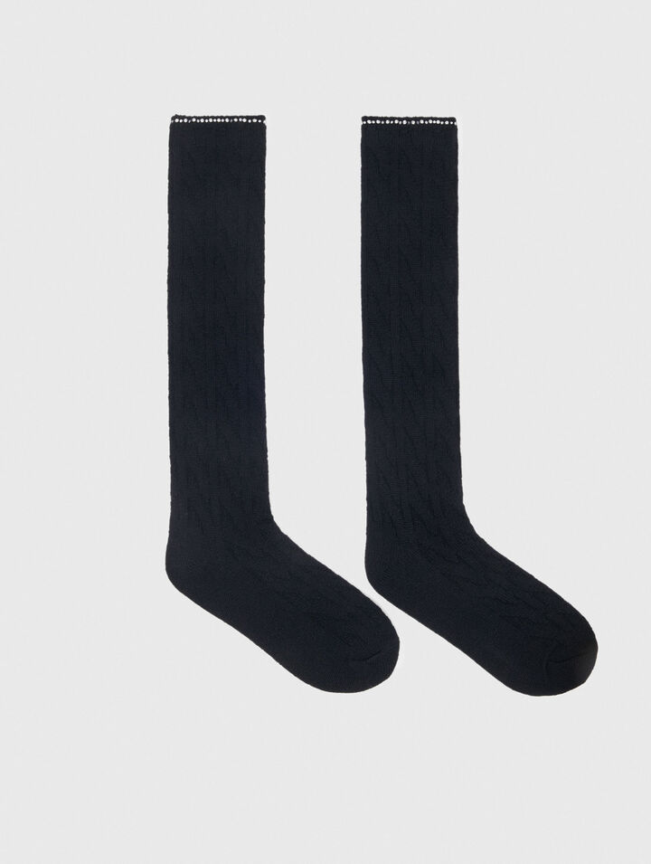 Socken mit Strass