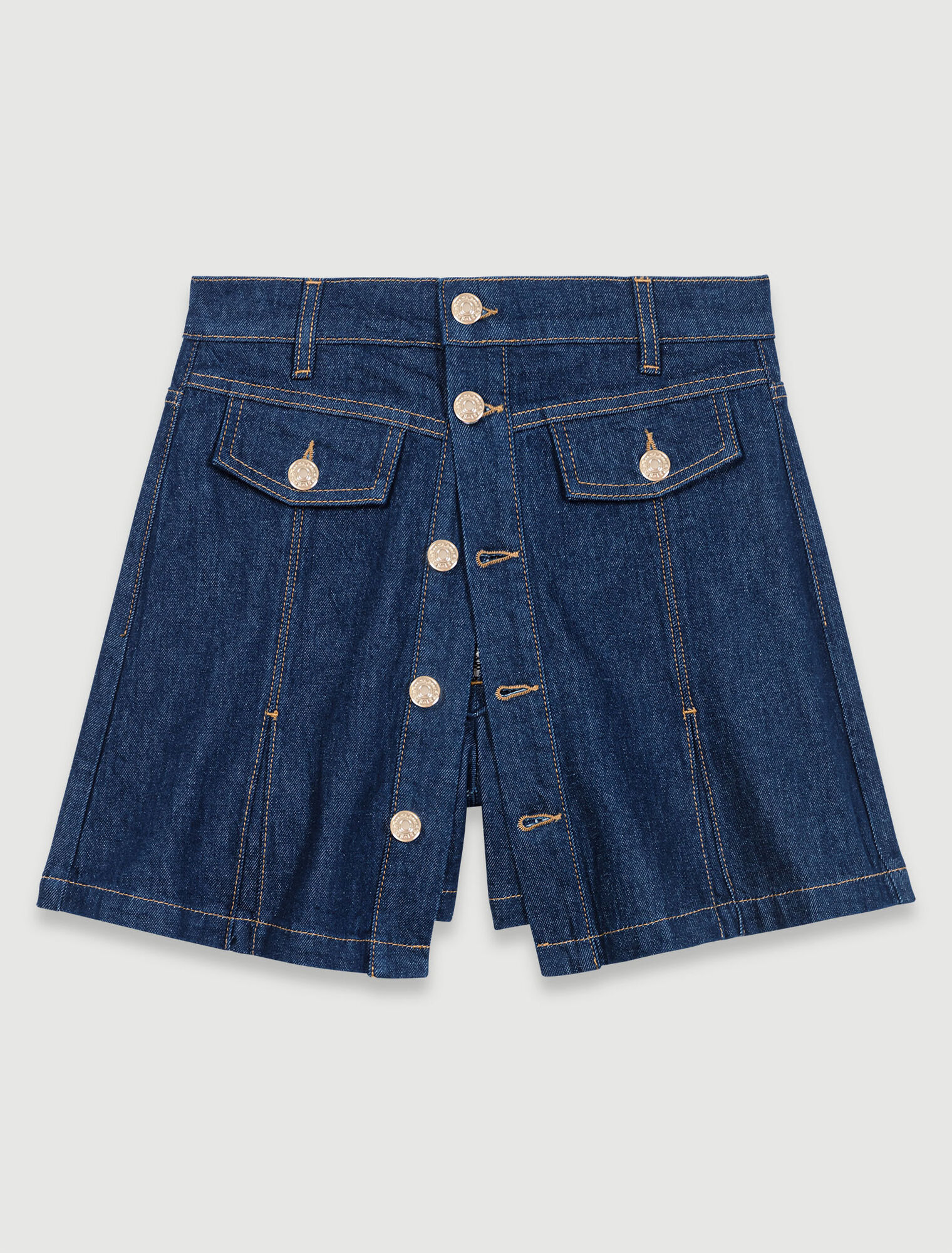 Trompe-l'Œil-Denimshorts