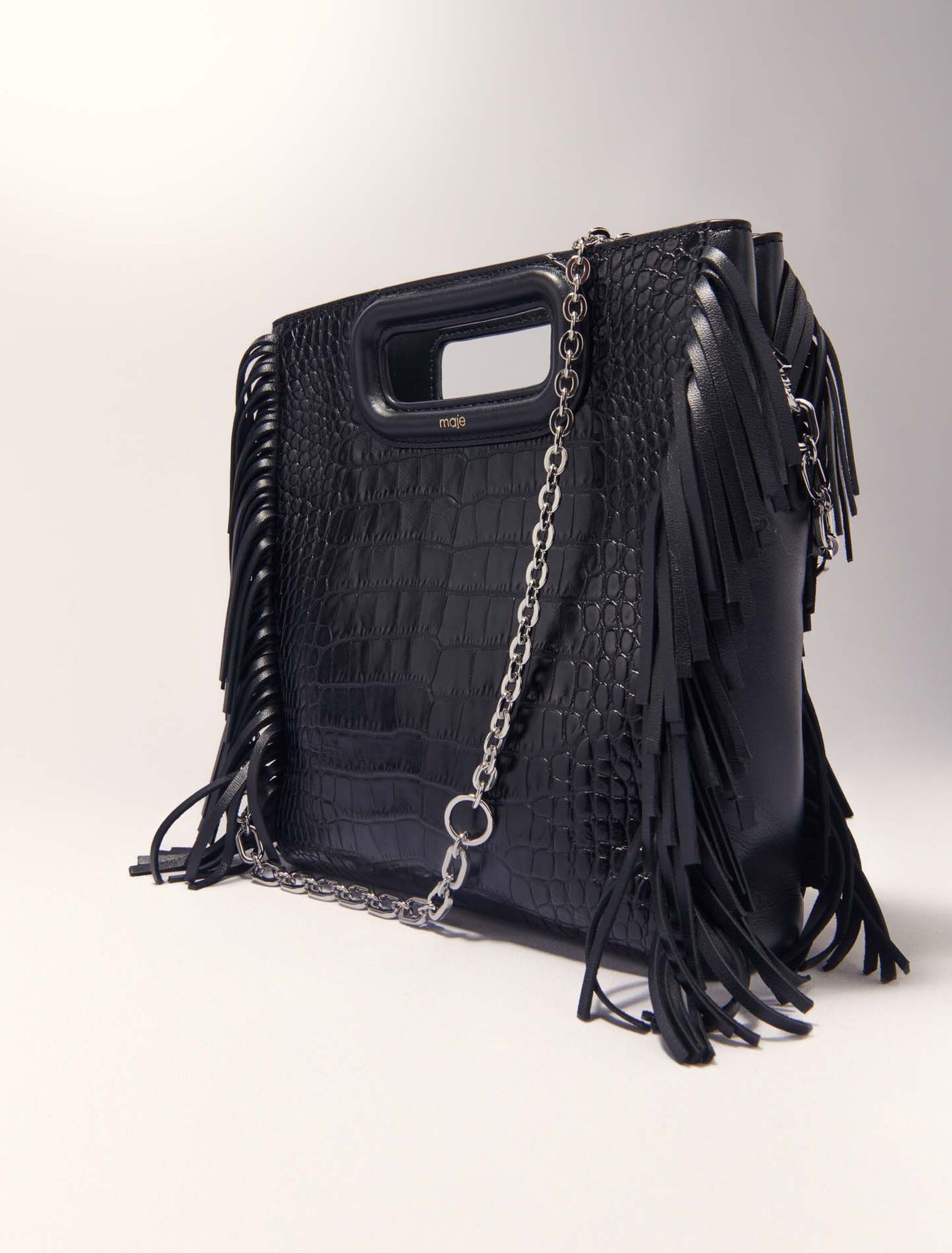 M Mini-Tasche aus Krokodilleder