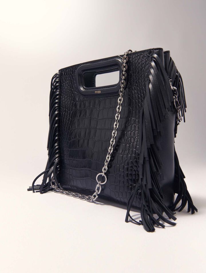 M Mini-Tasche aus Krokodilleder