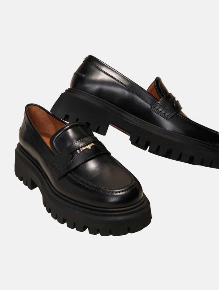 Loafer aus Leder