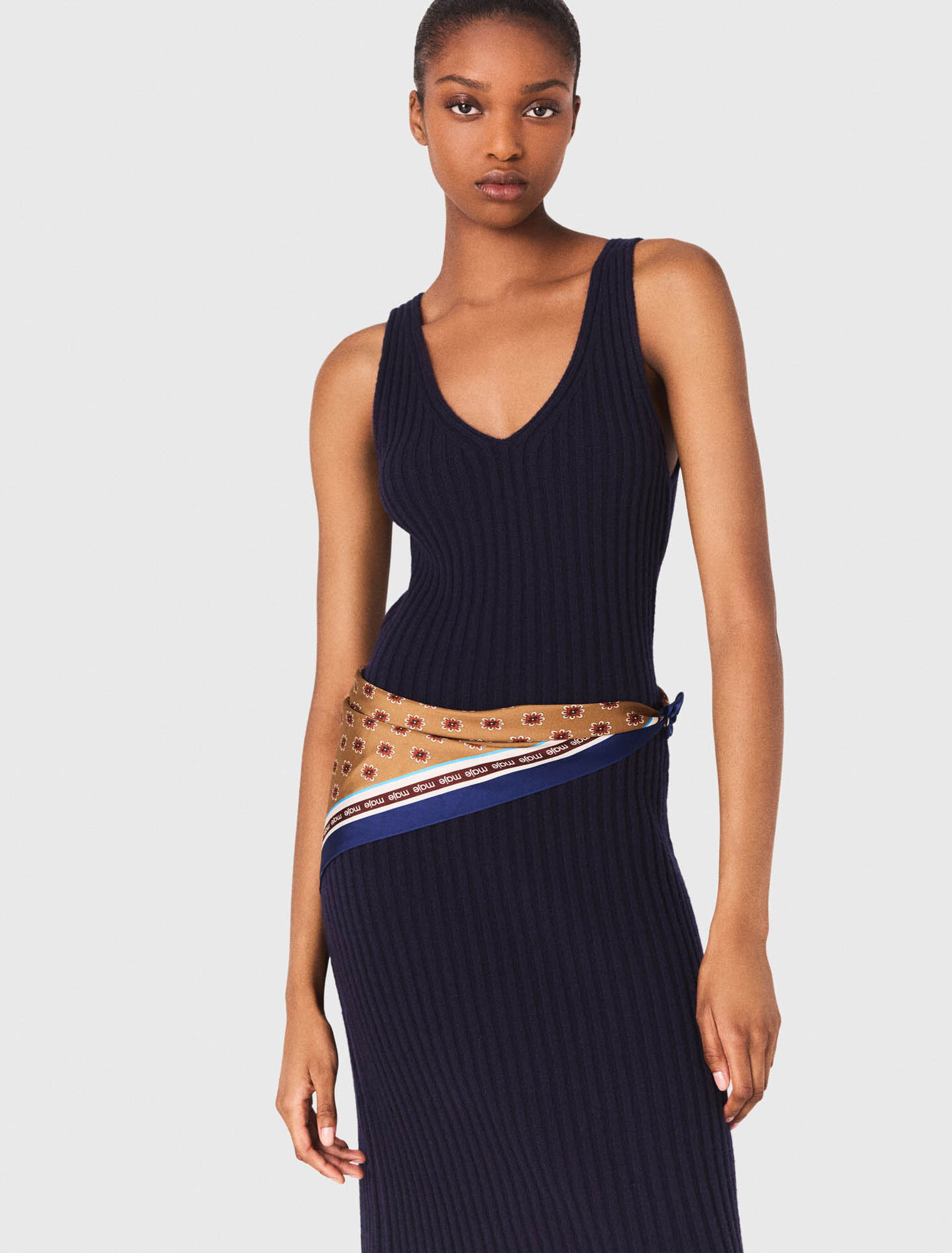 Strickkleid mit abnehmbarem Pulli