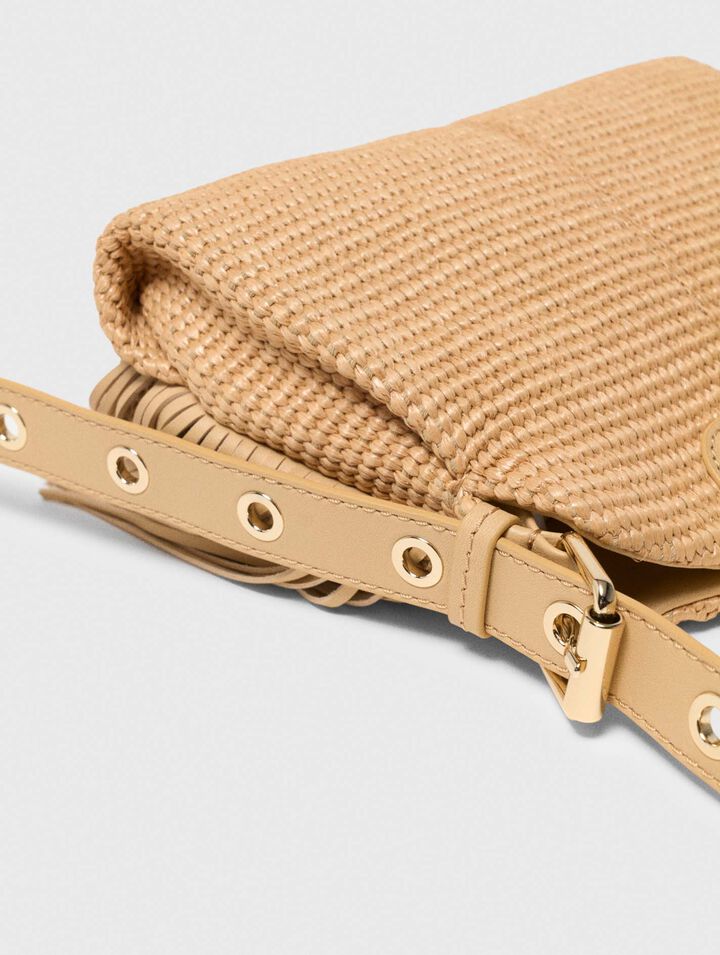 Mini M-Tasche mit Basteffekt