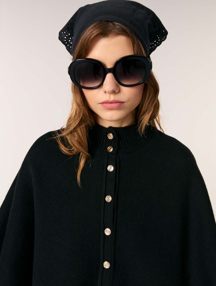 Cardigan im Cape-Look