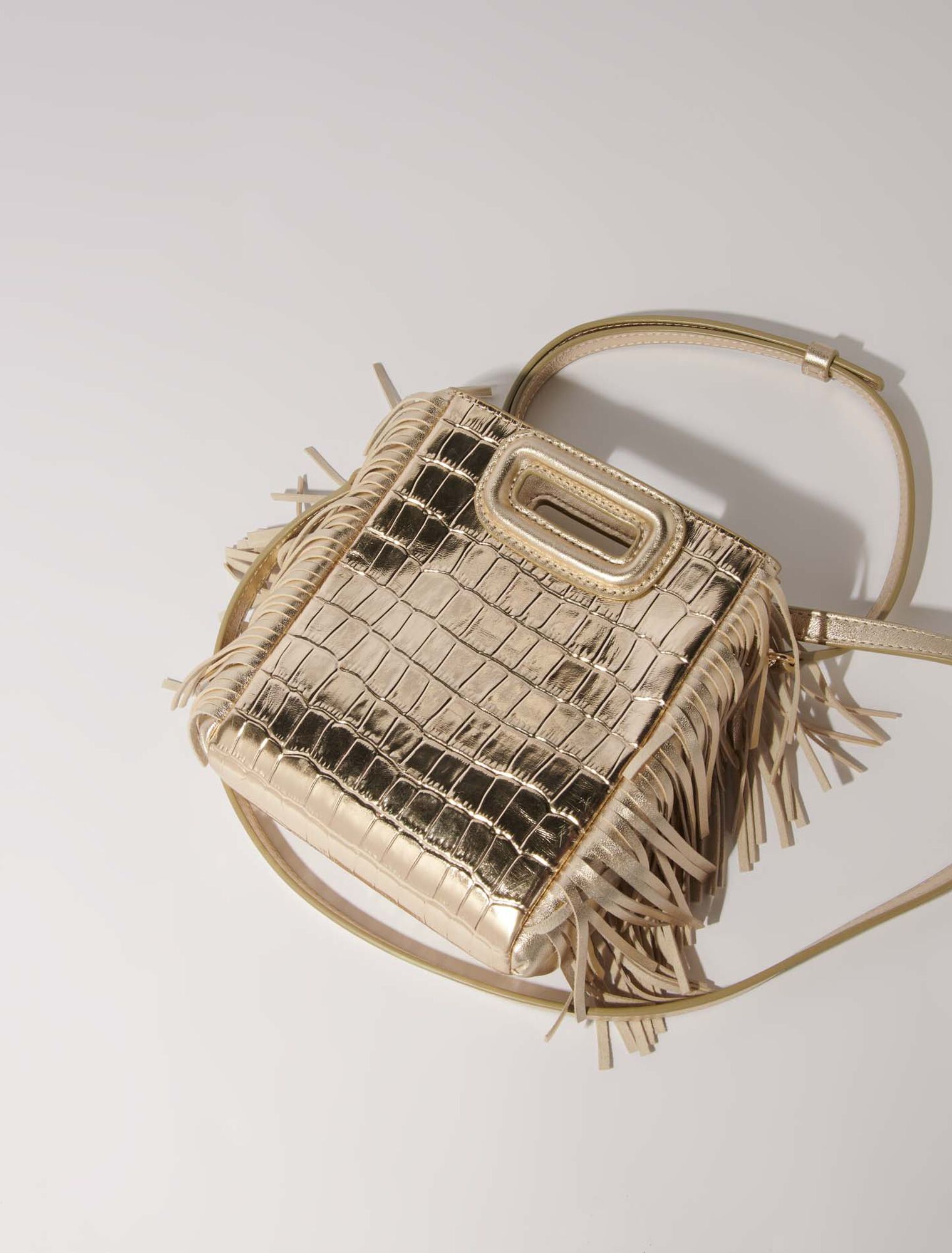 M Mini-Tasche aus Krokodilleder