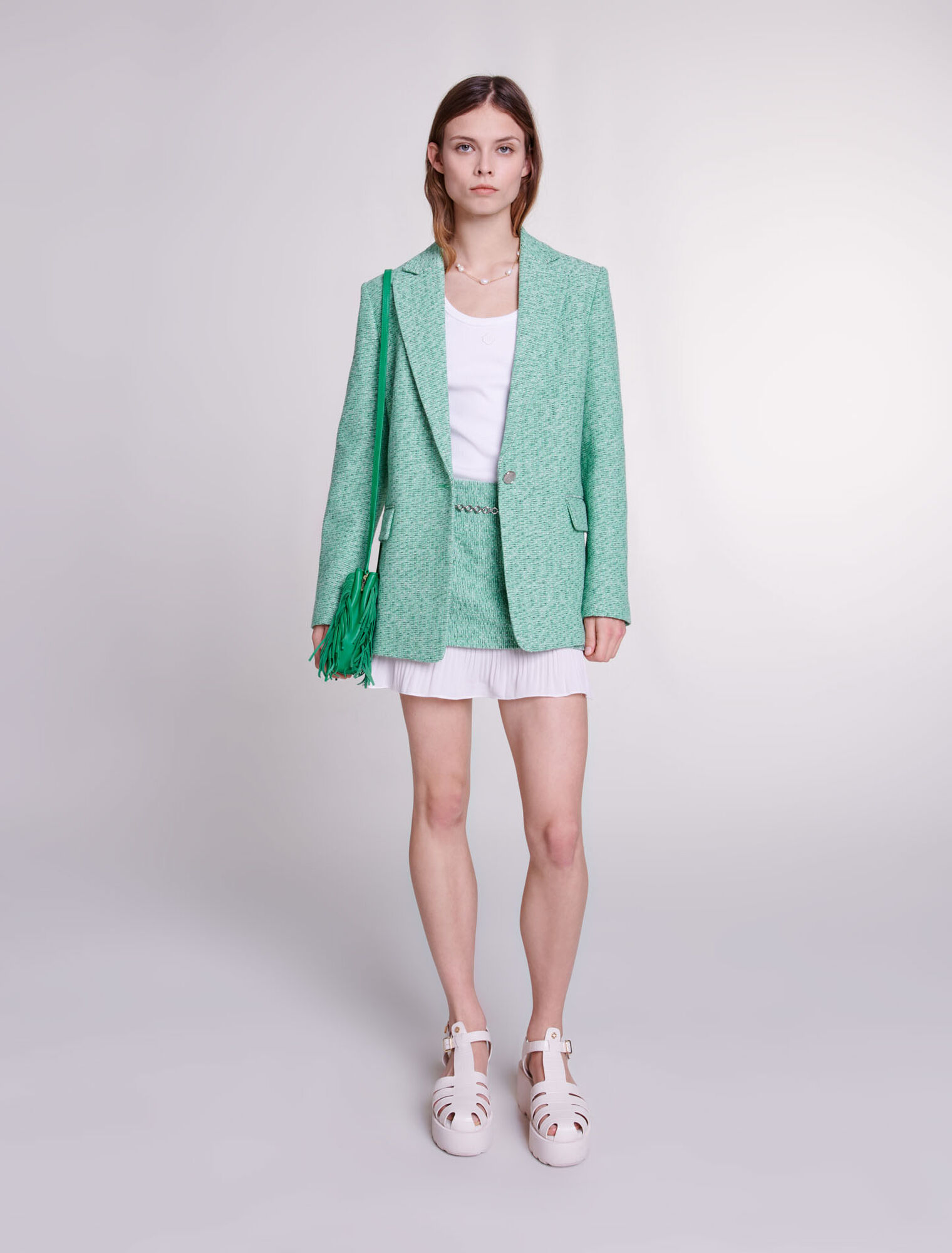 Tweed-Jacke