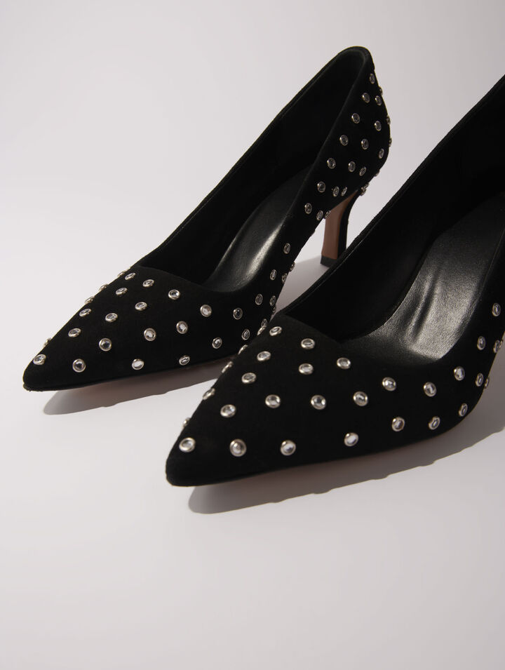 Spitze Strass-Pumps