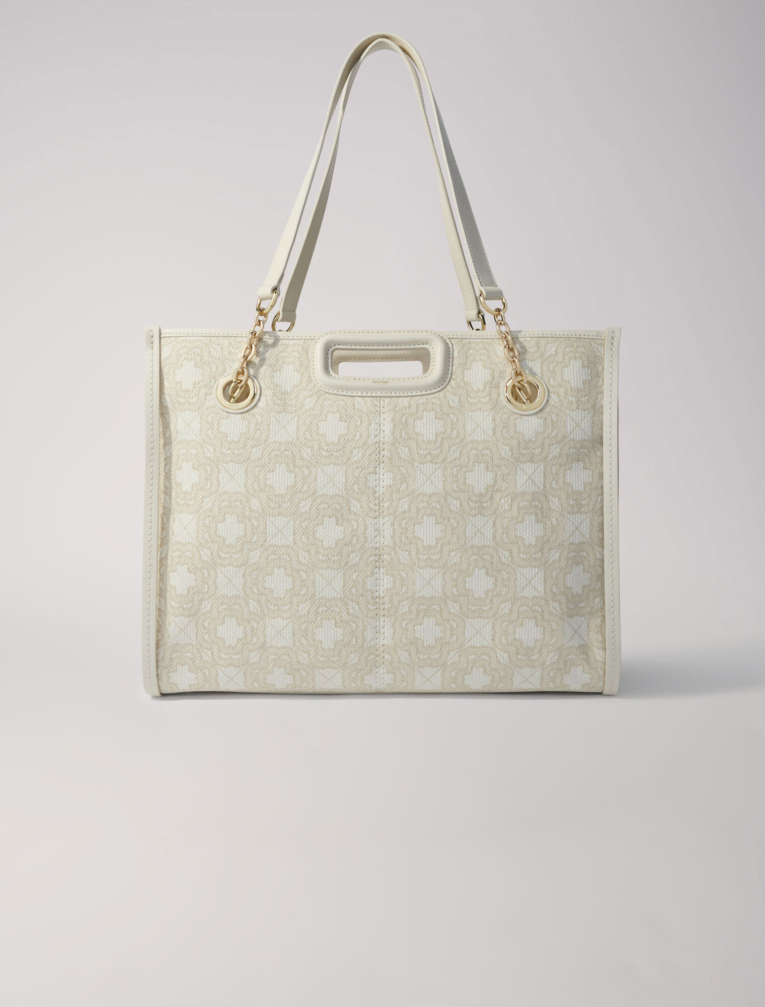 Canvas-Tragetasche mit Clover-Print