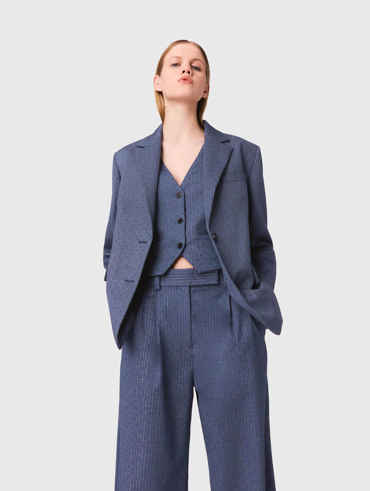 Blazer mit Strass