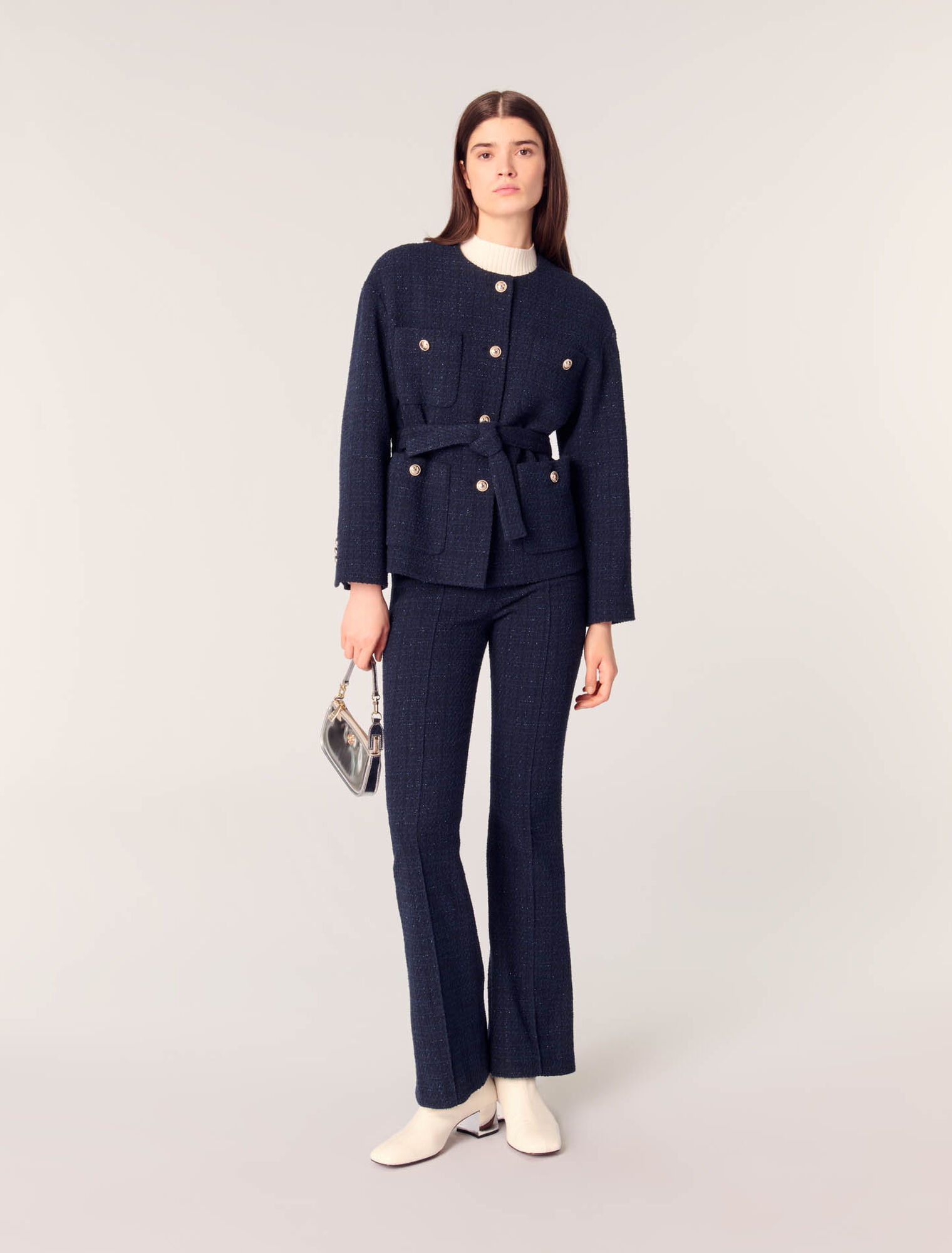 Jacke 4 Taschen aus Tweed