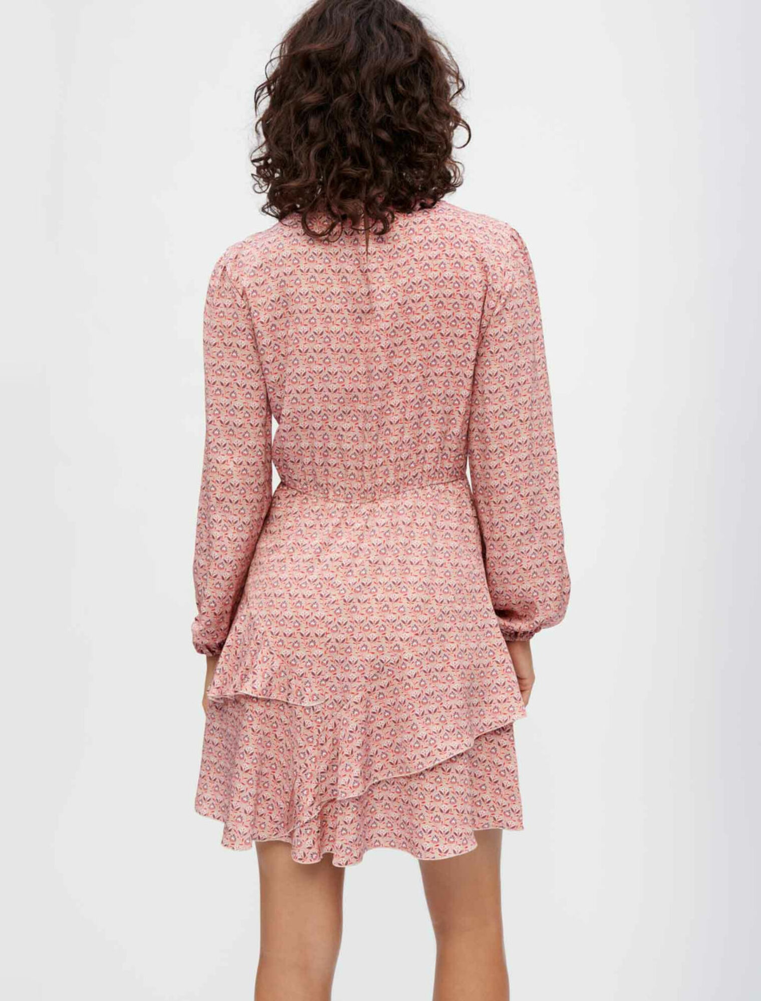 Bedrucktes Kleid aus Viskose