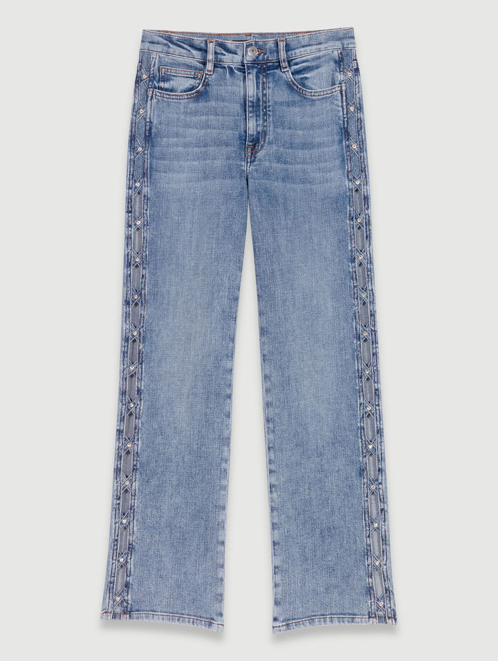 Jeans mit geradem Bein