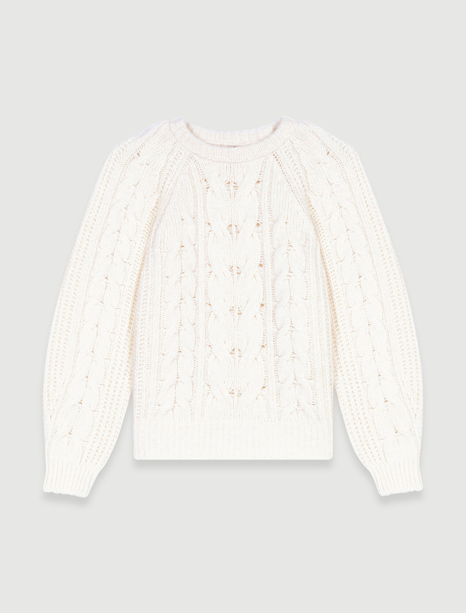 Zopfstrickpullover