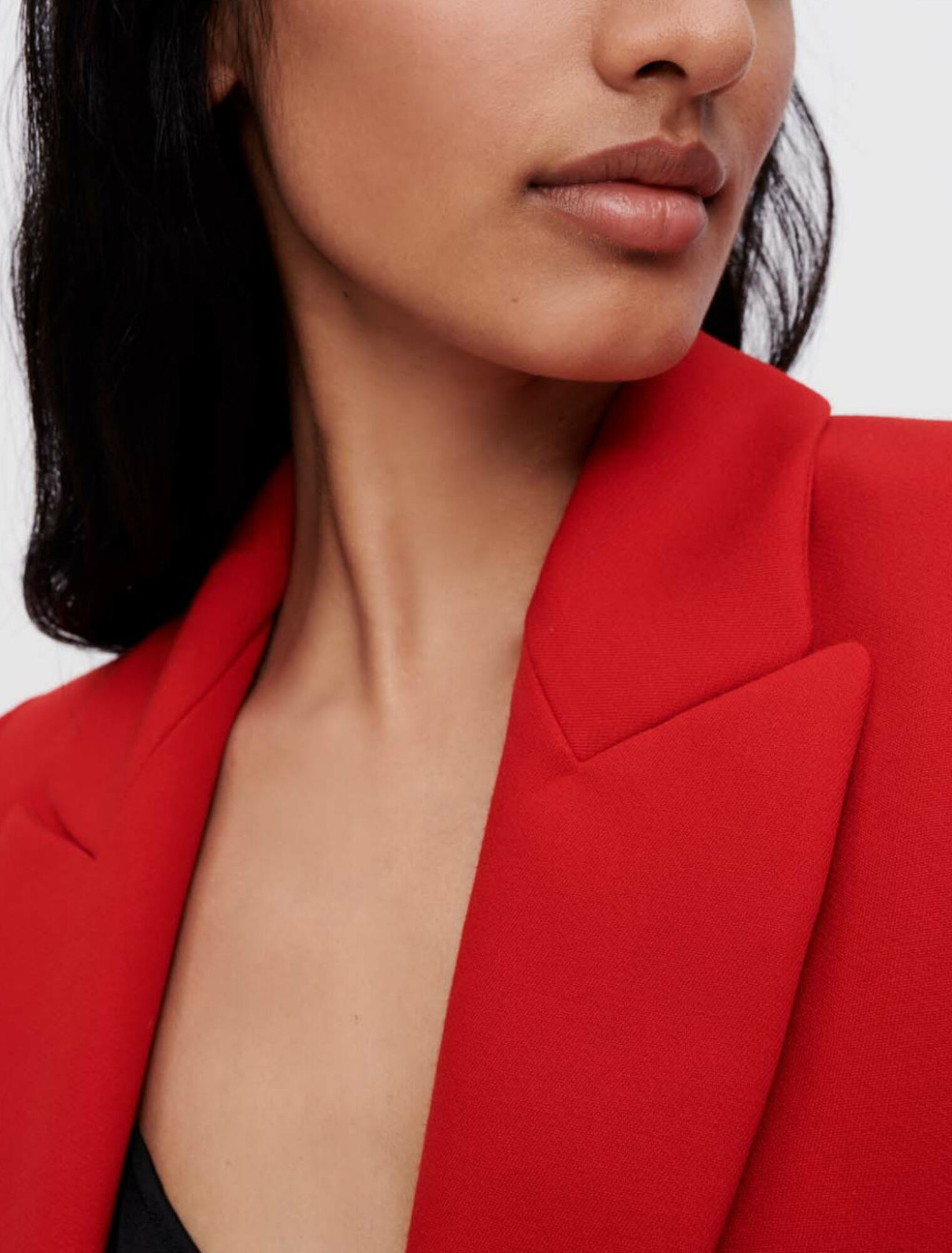 Rote Schneiderjacke