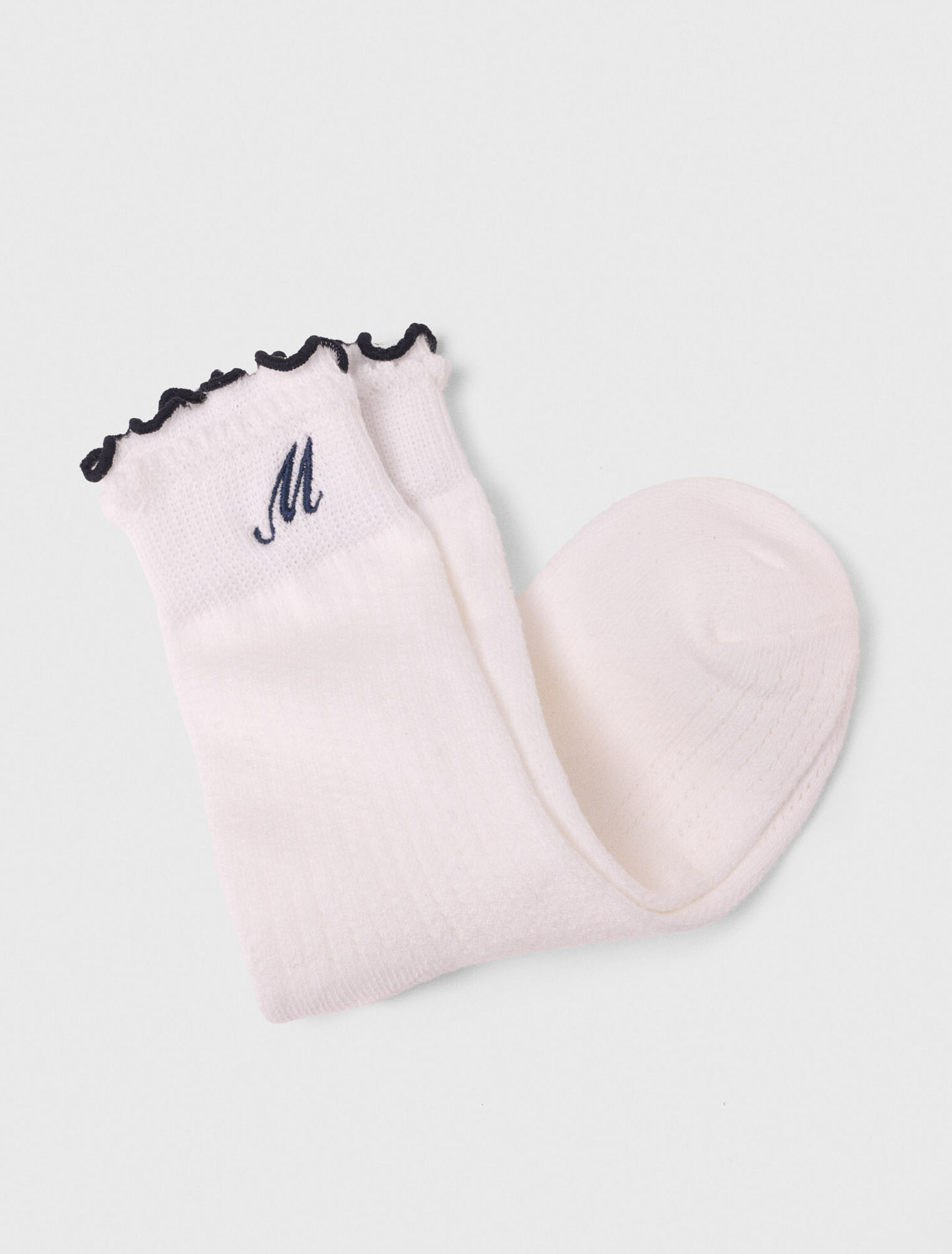 Pointelle-Socken aus Baumwolle