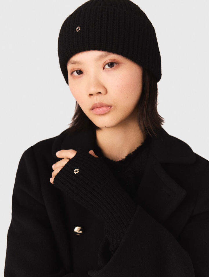 Halbhandschuhe Wolle und Kaschmir