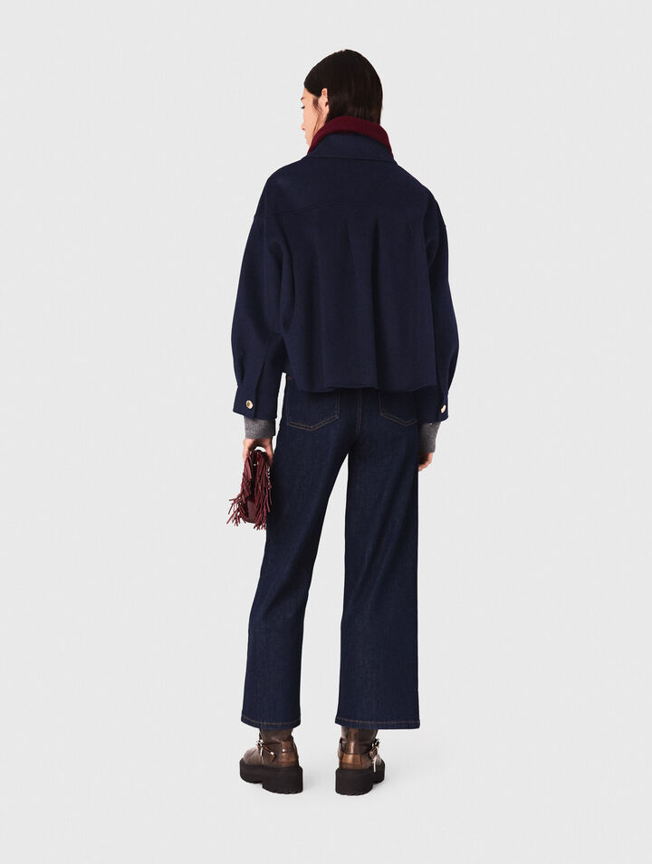 Kurze Wolljacke