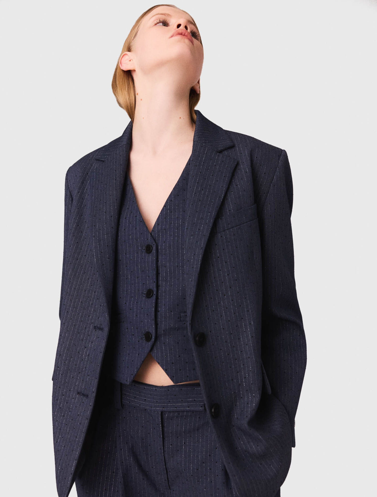 Blazer mit Strass