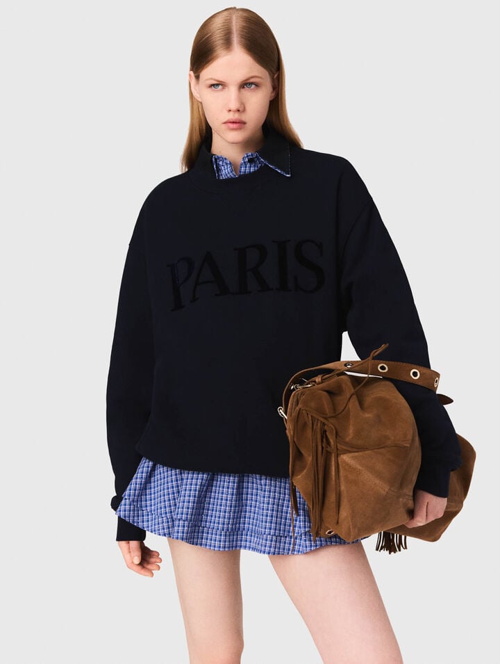 Sweatshirt mit Paris-Logo
