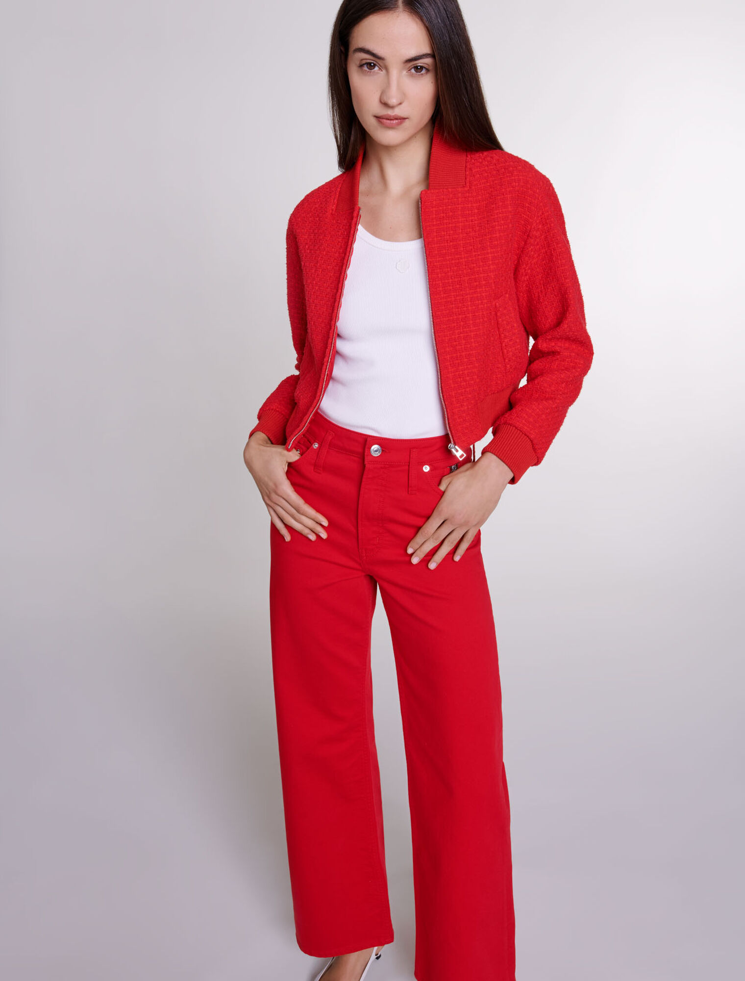Weite Denim-Jeans