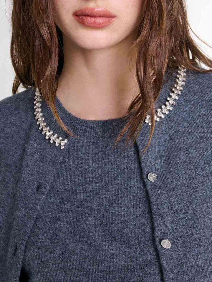 2-in-1 Cardigan aus Kaschmir