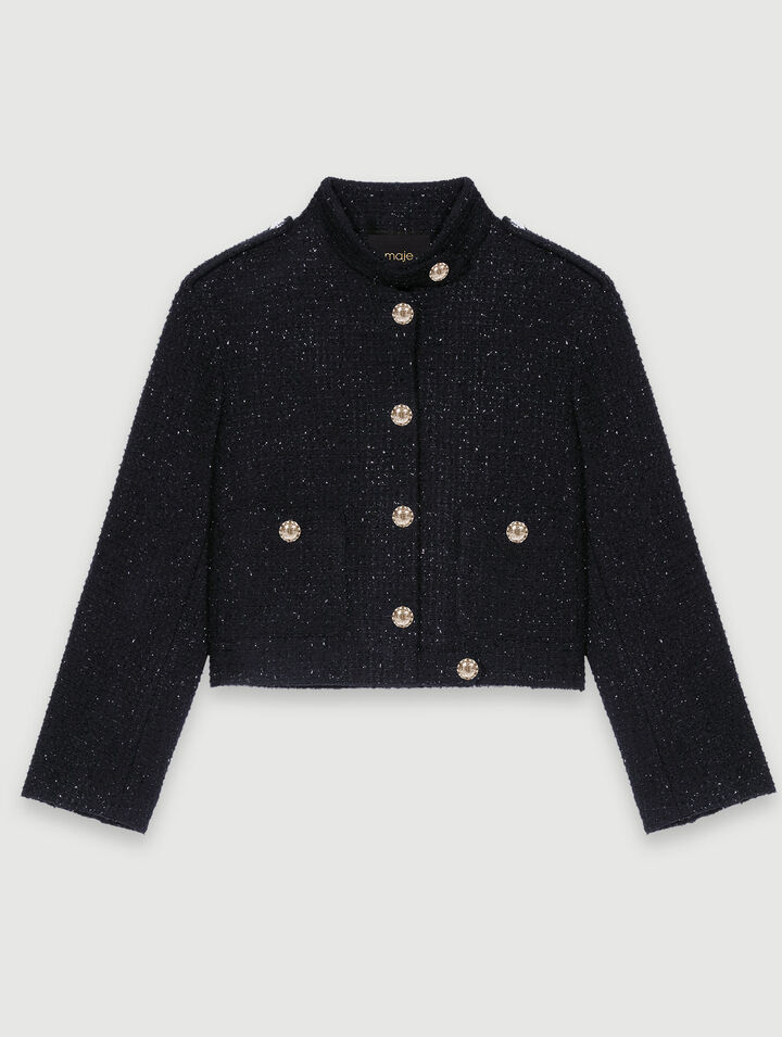 Short tweed jacket