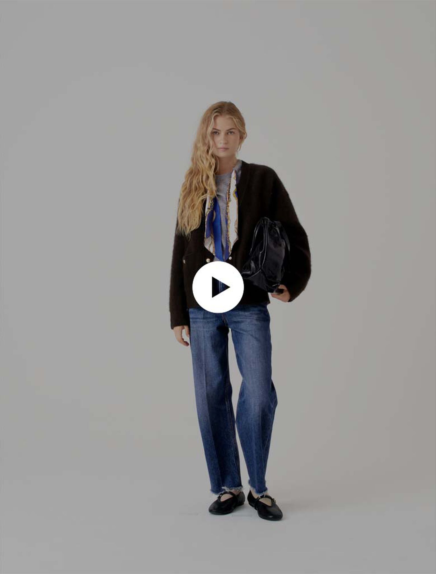Langer Cardigan aus Yak