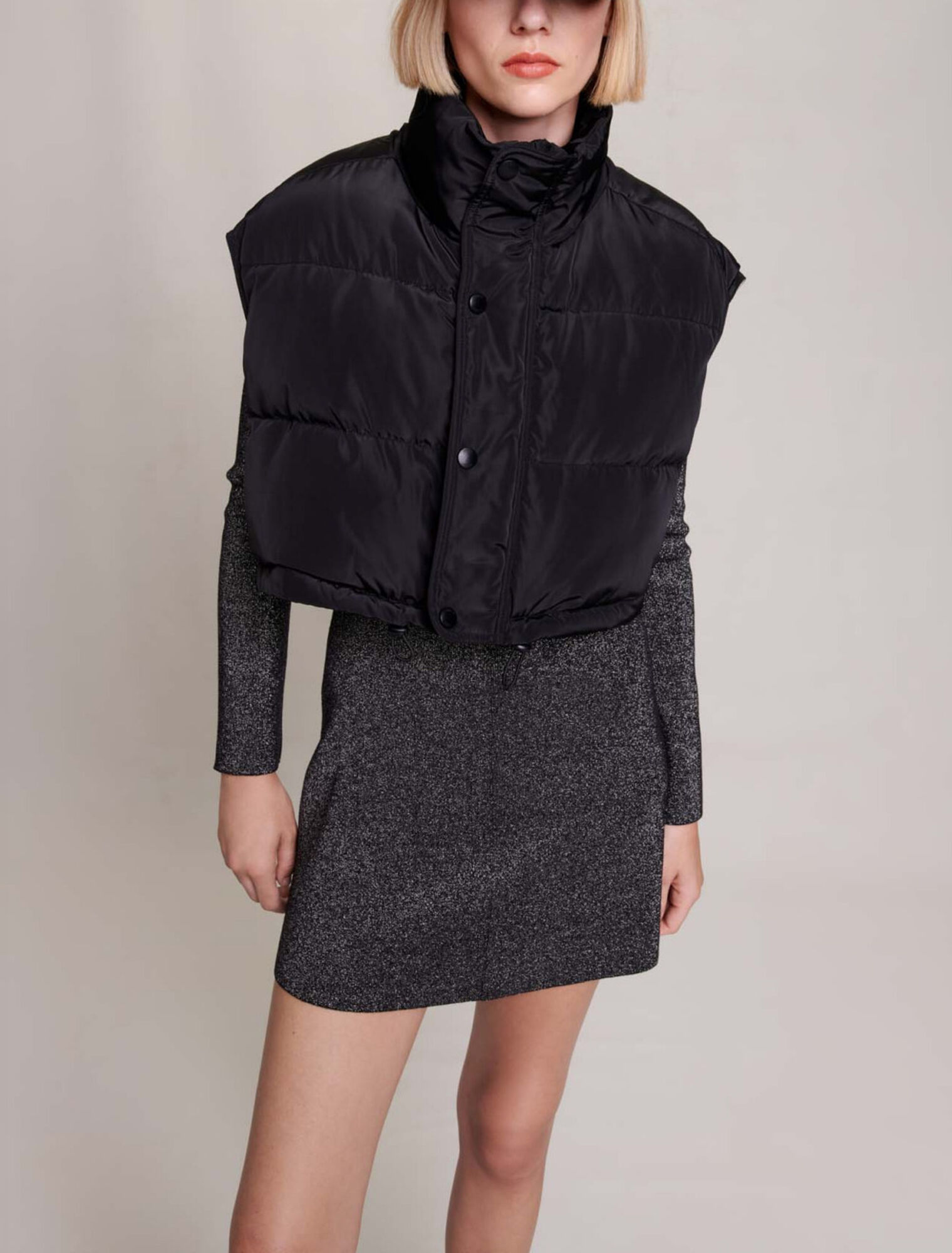 Ärmellose Steppjacke