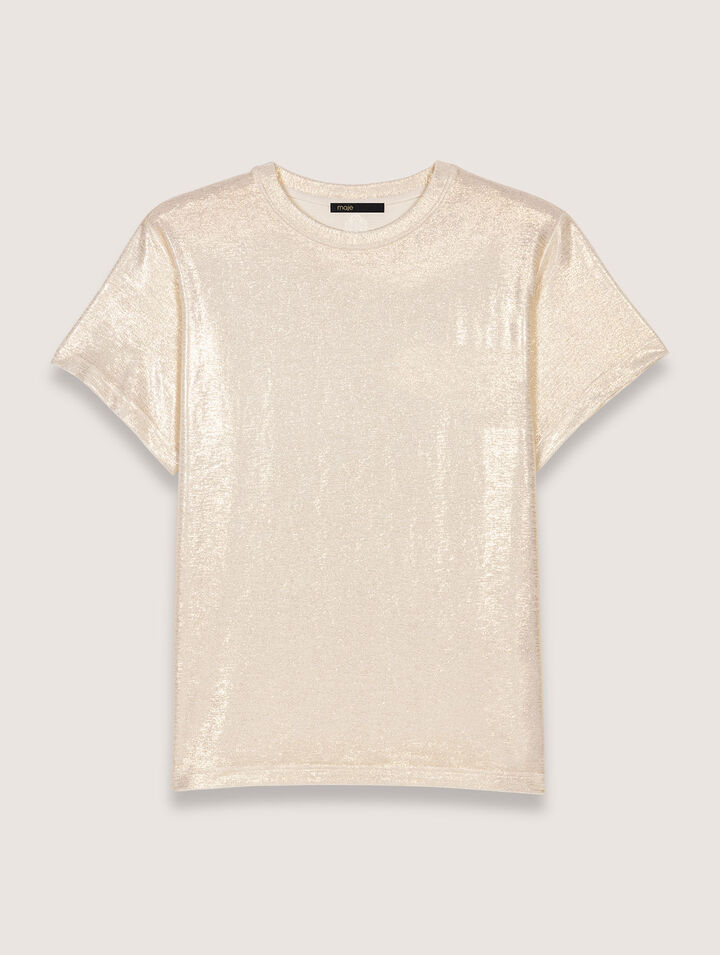 Lamé-T-Shirt