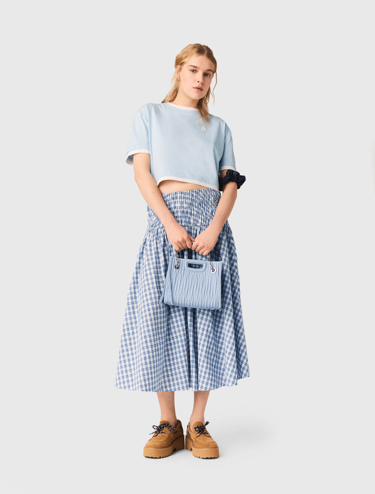 Zweifarbiges T-Shirt