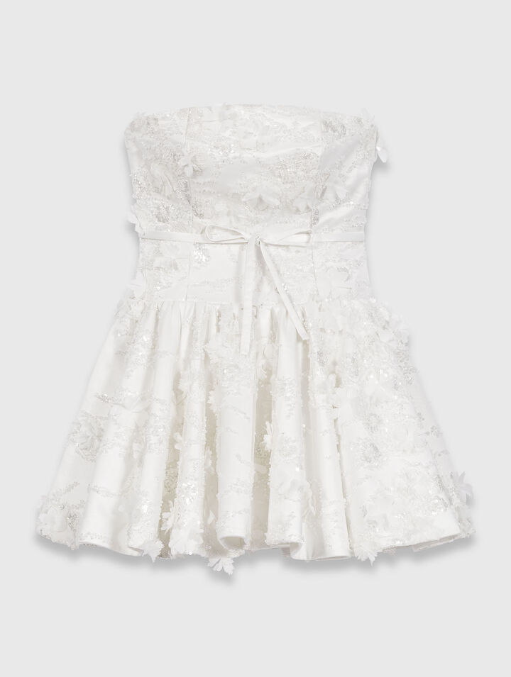 Kurzes besticktes Bustierkleid