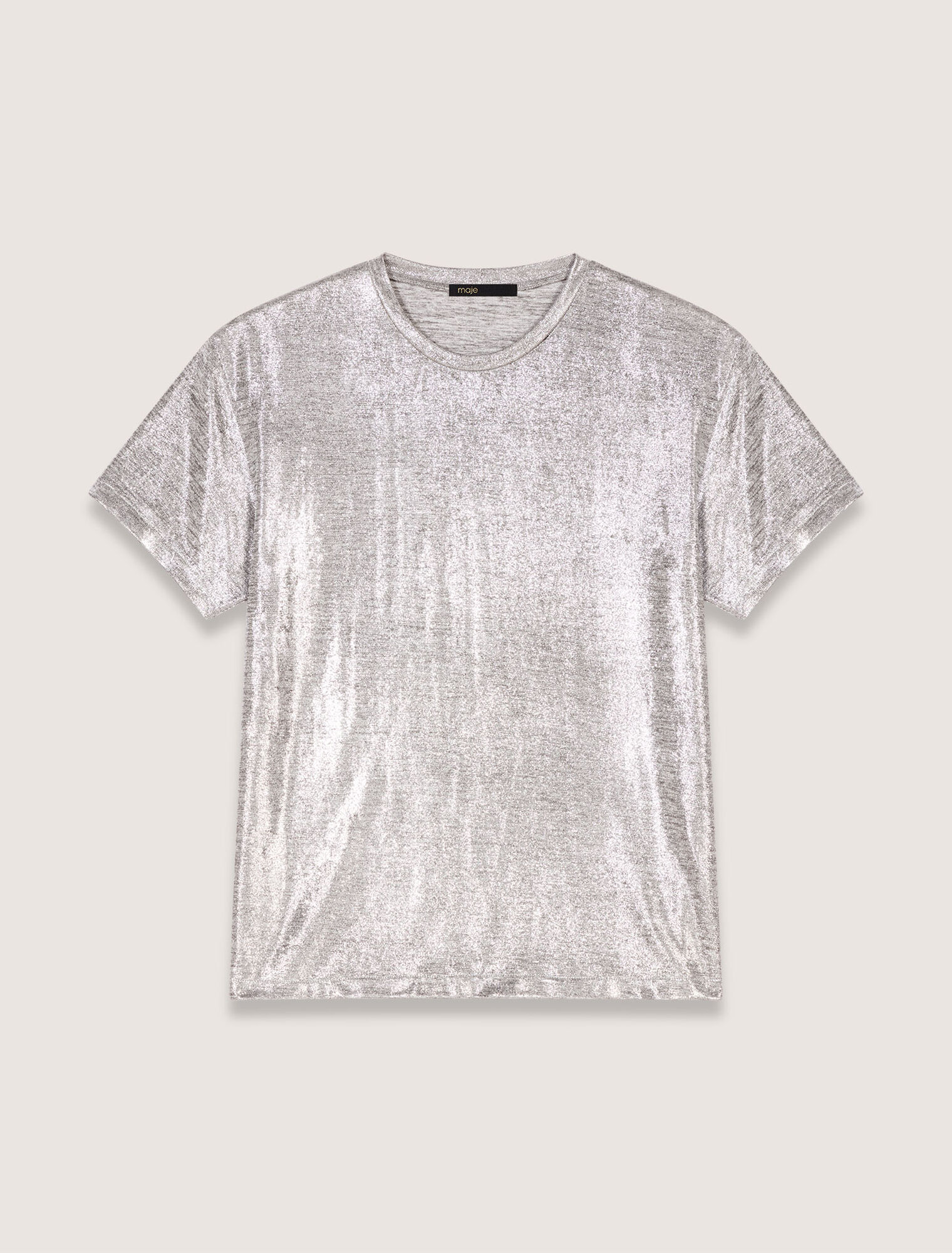T-Shirt aus Lamé