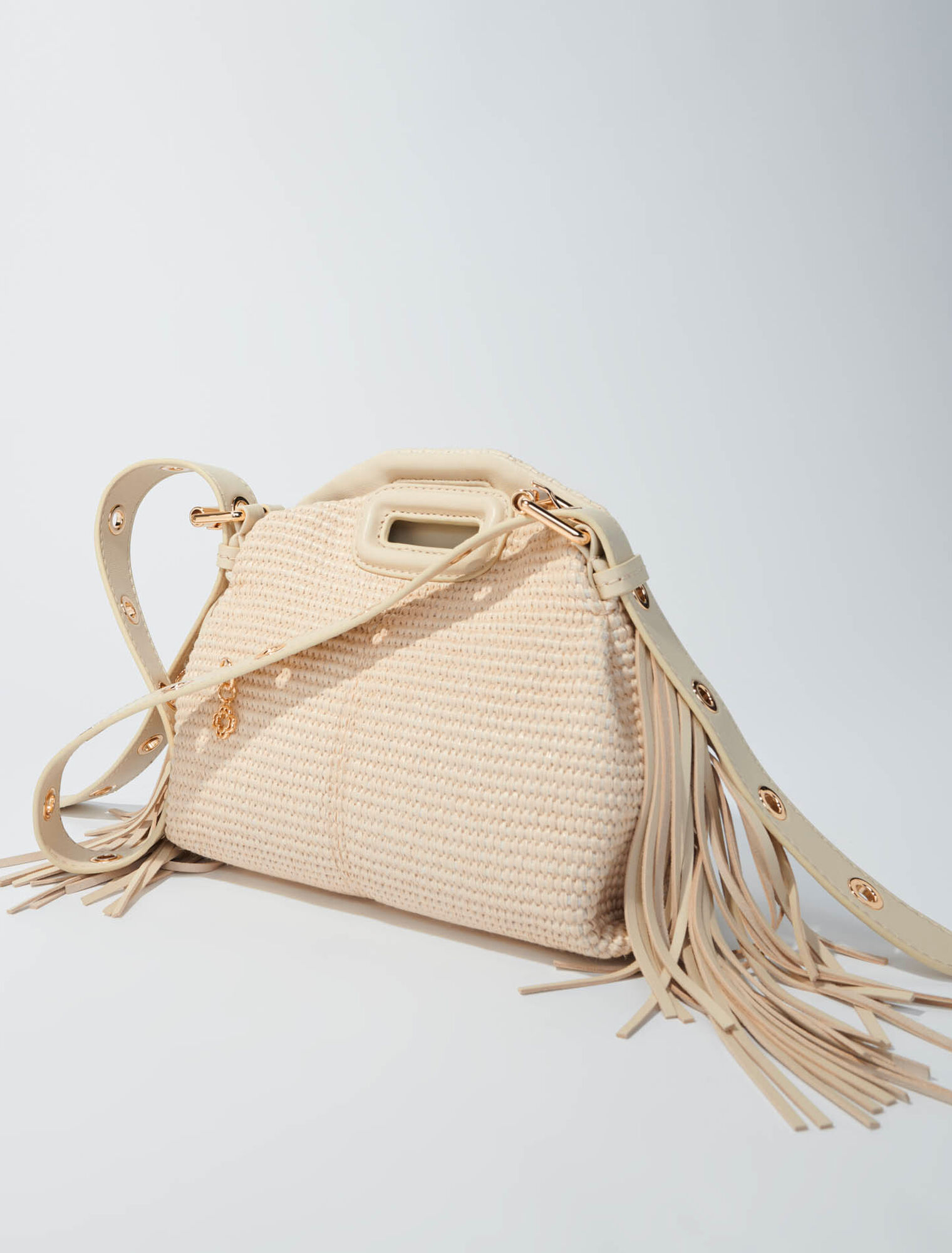 Mini M-Tasche mit Basteffekt