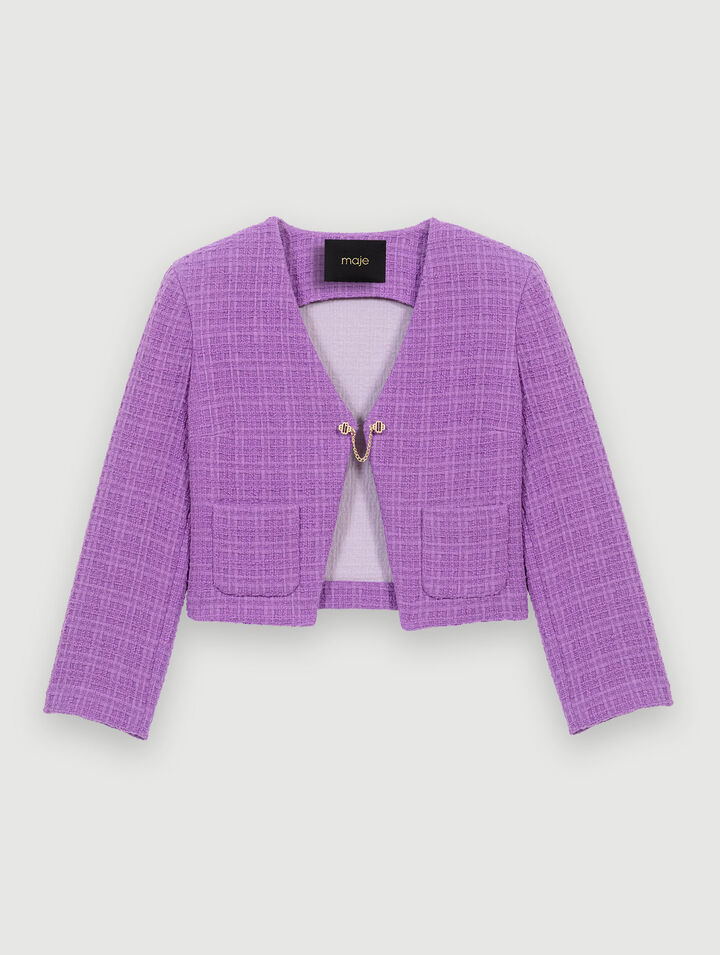 Kurze Jacke aus Tweed